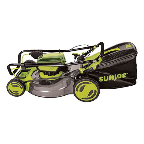 Best Buy: Sun Joe 48-Volt iON+ 20-Inch Push Lawn Mower (Battery Not Included) Green 24V-X2-21LM-CT