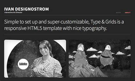 3 Copies of Type & Grids Pro Responsive Html5 Template: Comment to Win