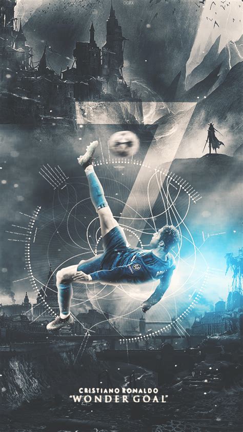 Cristiano Ronaldo - Wallpaper/Bicycle Kick. by DanialGFX on DeviantArt