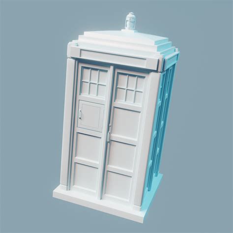 The TARDIS - Finished Projects - Blender Artists Community