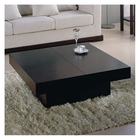 Benitez Coffee Table with Storage in 2020 | Black square coffee table, Center table living room ...