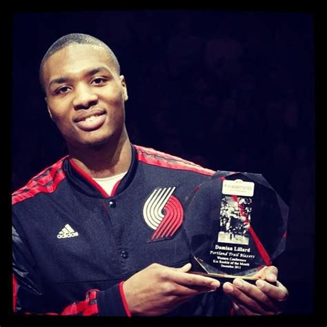 December Damian Lillard Rookie of the Month | Trailblazer, Portland ...