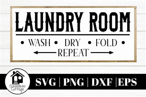 Laundry Room Sign SVG| PNG | EPS | DXF | Laundry room signs, Room signs ...