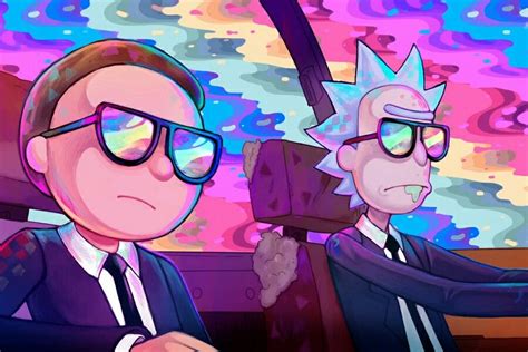 Rick And Morty Fire Wallpapers