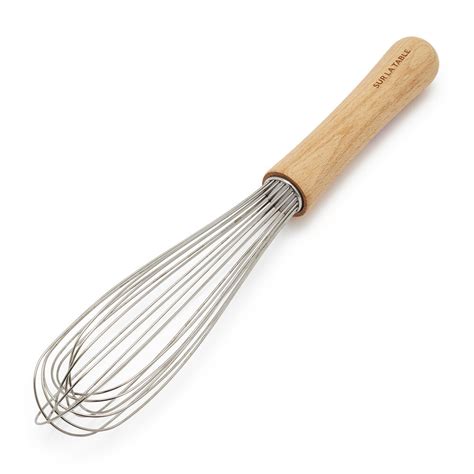 Sur La Table Beechwood-Handled French Whisk, 12" | Sur La Table