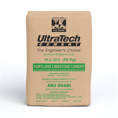 UltraTech Portland-limestone cement(PLC) 50Kg - Buy Online at Best ...