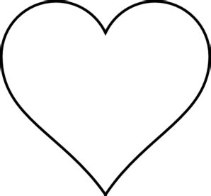 Blank Heart Clip Art at Clker.com - vector clip art online, royalty free & public domain