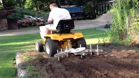 Tow Behind Rototiller Garden Tractor | Fasci Garden