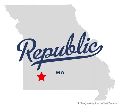 Map of Republic, MO, Missouri