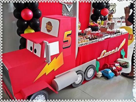 Cars (Disney movie) Birthday Party Ideas | Photo 1 of 19 | Cars theme birthday party, Movie ...