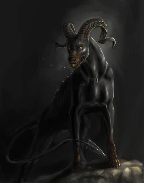 Demon by Muns11 | Demon dog, Mythical creatures art, Dark fantasy art