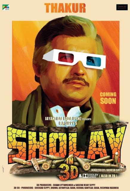 SHOLAYISM: Sholay 3D: The 'Thakur' Poster