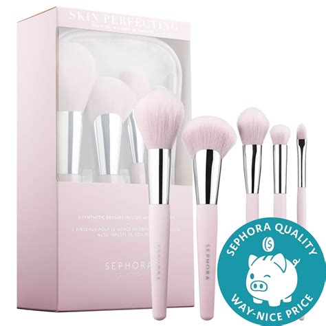 Sephora Collection Skin Perfecting Brush Set | The Best Brush Sets at Sephora | POPSUGAR Beauty ...