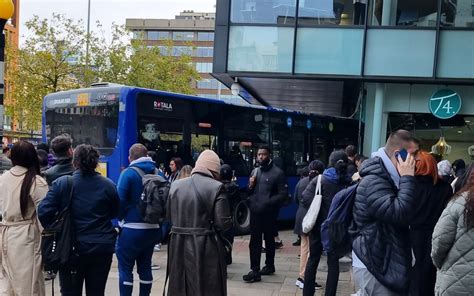 Manchester bus crashes into row of shops in City Tower building at ...