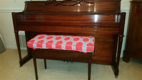 Custom Piano Bench Cushion with Straps Tufted Piano Cushion | Etsy