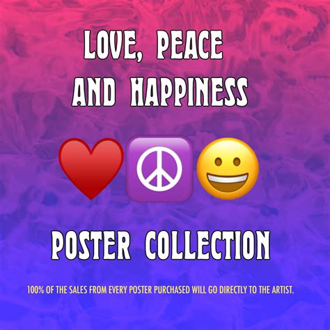 Love, Peace and Happiness Poster Collection - Moonalice Posters