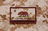 AOR1 California State Flag Embroidered Morale Patch – BritKitUSA