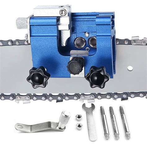 Chainsaw Chain Sharpening Jig, Portable Hand Crank Chainsaw Chain ...