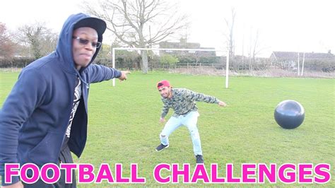 FOOTBALL CHALLENGES!! - YouTube