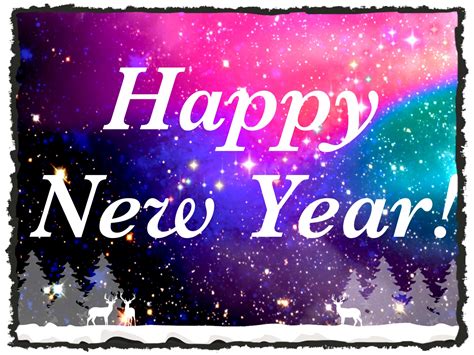 Happy New Year - Postcard Free Stock Photo - Public Domain Pictures