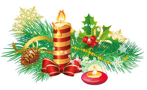 Christmas decoration Candle Clip art - Transparent Christmas Candle PNG Clipart png download ...