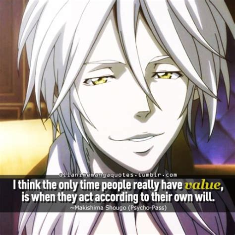 The source of Anime & Manga quotes | Psycho pass quotes, Psycho pass, Psycho quotes