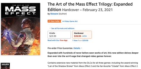 Mass Effect art book listed on Amazon sparks more rumors of a trilogy ...