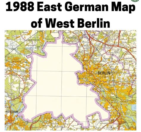 mapsontheweb - 1988 East German Map of West Berlin.