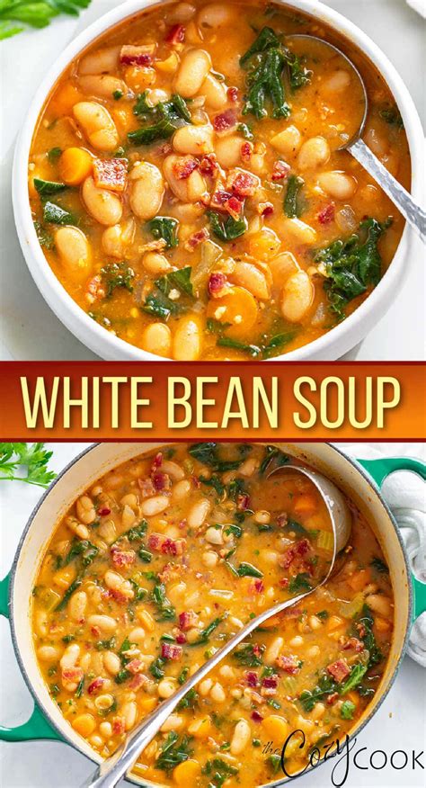 White Bean Soup - The Cozy Cook