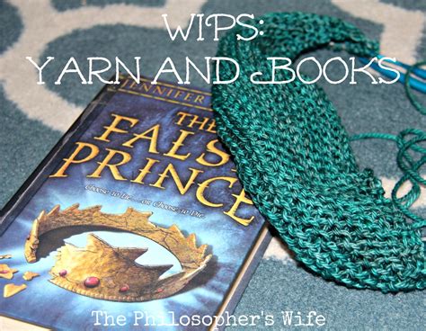 The Philosopher's Wife: WIPS: Yarn and Books