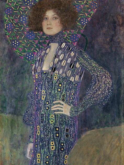 Gustav Klimt - Portrait of Emilie Flöge | 1902