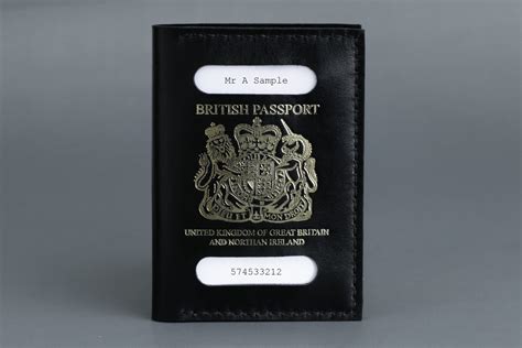 Black old style British Passport - get yours made today