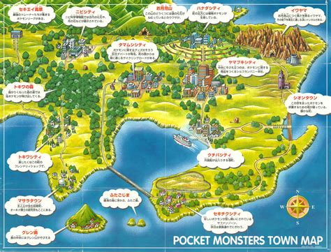 Pokemon Kanto Map Labeled