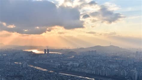 Seoul Night View Stock Footage Video | Shutterstock