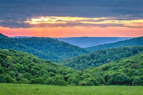 Wrapped Canvas West Virginia Almost Heaven Epic Sunset - Etsy | West ...