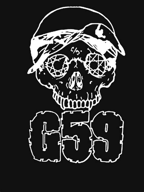 "G59 Skull Logo" T-shirt by Leekate | Redbubble