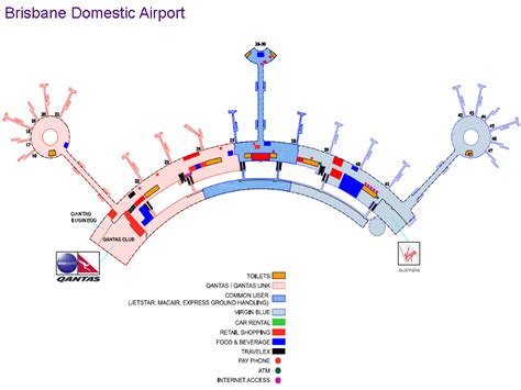 BNE: Brisbane Airport Guide - Terminal map, airport guide, lounges ...