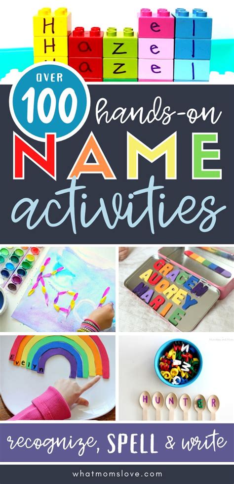 100+ Genius Name Activities for Preschool & Kindergarten | Name activities preschool, Name ...