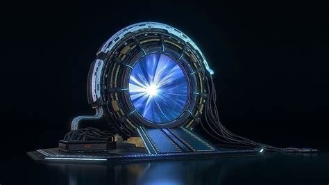 Scifi Portals Time Travel Devices 3D model | CGTrader