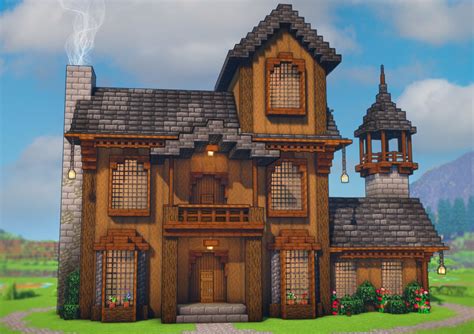 Dark Oak House : r/Minecraftbuilds