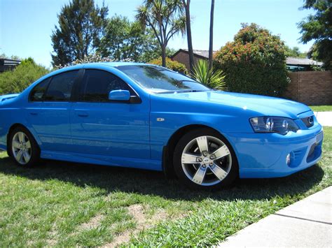 blue, cars, grass, Ford Falcon, side view, Ford BA Falcon XR6 - Free ...