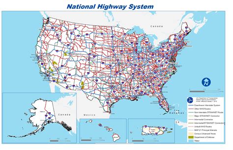 Map Of Usa Freeways – Topographic Map of Usa with States