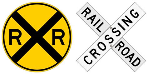 Railroad Crossbuck Sign Illustrations, Royalty-Free Vector Graphics ...