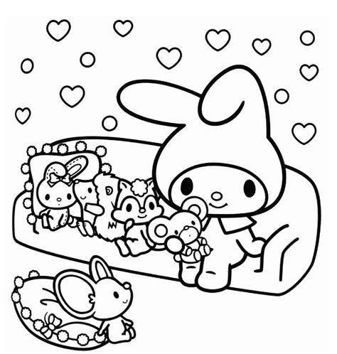 Sanrio Coloring Page