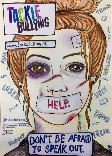 Poster On Anti Bullying Drawing For Kids - IMAGESEE