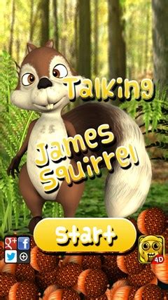 Talking James Squirrel Windows app | LisiSoft