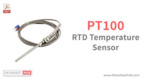 PT100 RTD Temperature Sensor - Datasheet Hub