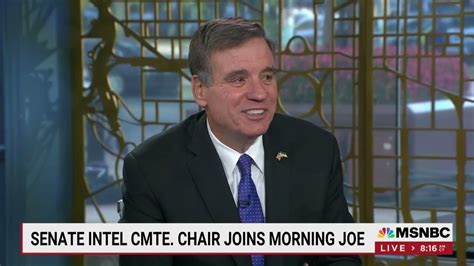 Video: On “Morning Joe,” Intelligence Committee Chairman Sen. Mark ...