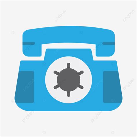 Telephone Flat Icon Vector, Old Phone, Vantage, Old PNG and Vector with Transparent Background ...