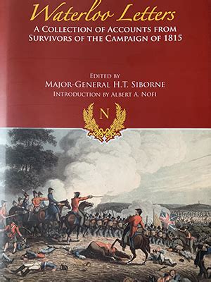 Napoleonic Books : Waterloo Letters : Major-General HT Siborne